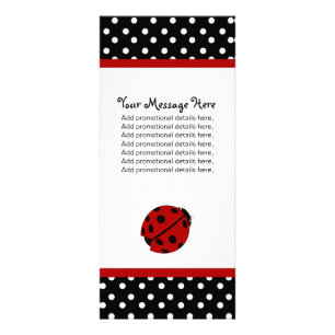 Lady Bug and Polka Dots Rack Cards