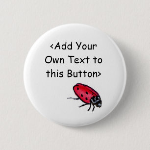 Lady Bug Button