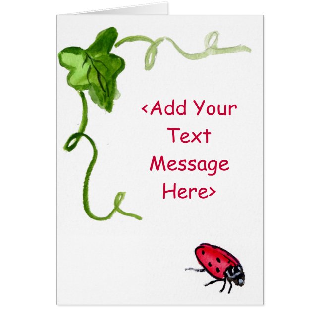 Lady Bug Card (Front)