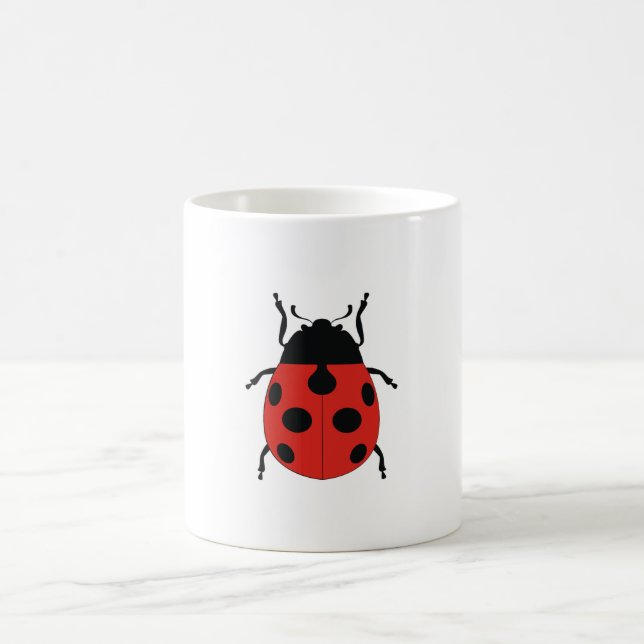 LADY BUG COFFEE MUG (Center)