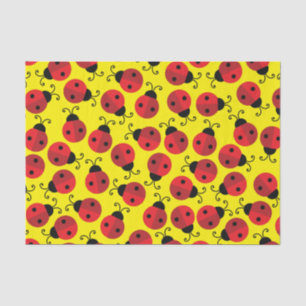 Lady Bug Cute 1st Birthday Party Tissue Paper