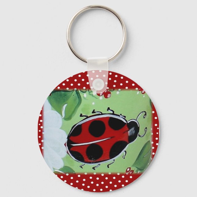Lady Bug Keychain (Front)