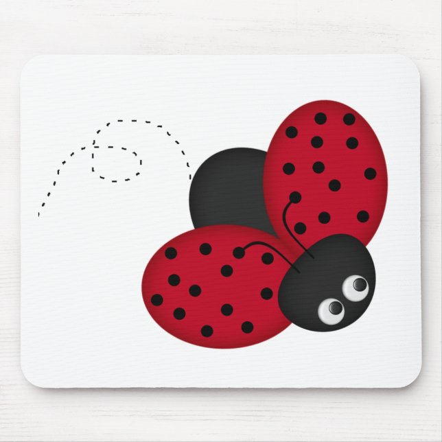 Lady Bug Luck mousepad (Front)