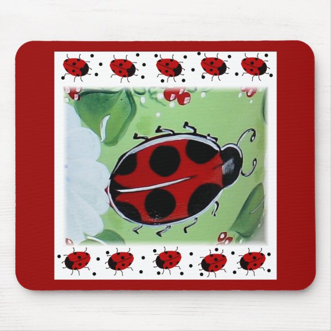 Lady-Bug Mouse Pad (Front)