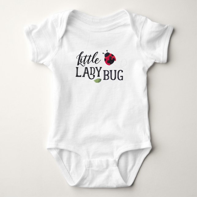 Lady Bug Personalized Bodysuit (Front)