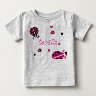 Lady Bug Personalized Infant Wear Baby T-Shirt