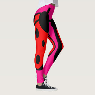 Lady Bug Pink Leggings