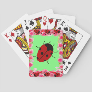 Lady Bug Playing Cards
