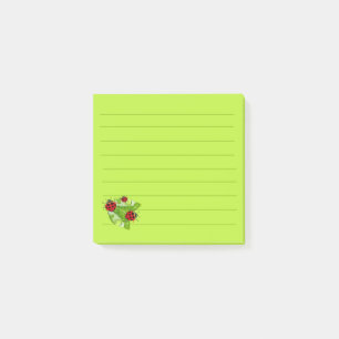 Lady Bug Post-It Notes