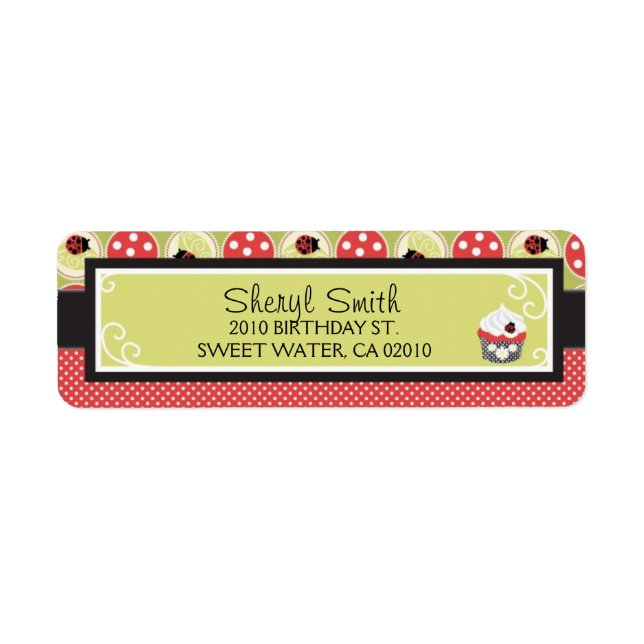 Lady Bug Return Label (Front)