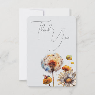 Lady Bug Thank You Card