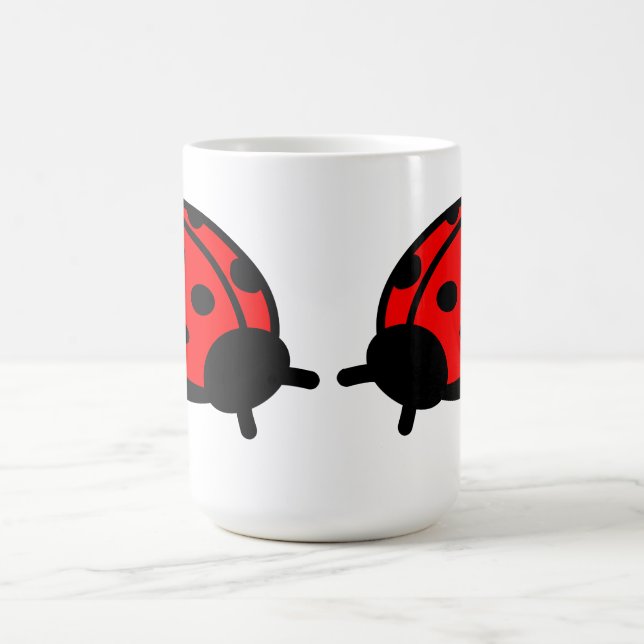 Lady Bug White Mug (Centre)