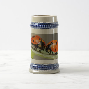 Lady Bugs 22 oz Stein