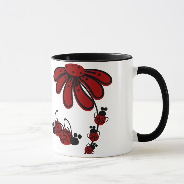 Lady Bugs Mug (Right)