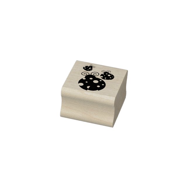 Lady Bugs Rubber Stamp (Stamp)