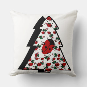 LADY BUGS THROW PILLOW