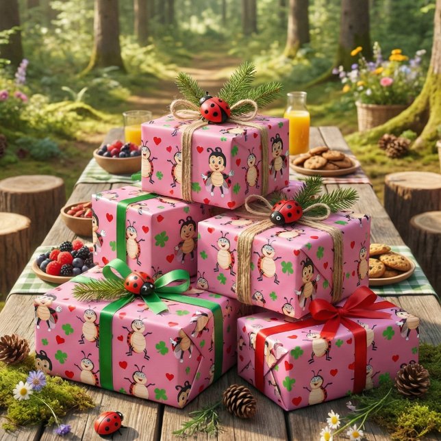 Lady Bugs  Wrapping Paper (Creator Uploaded)