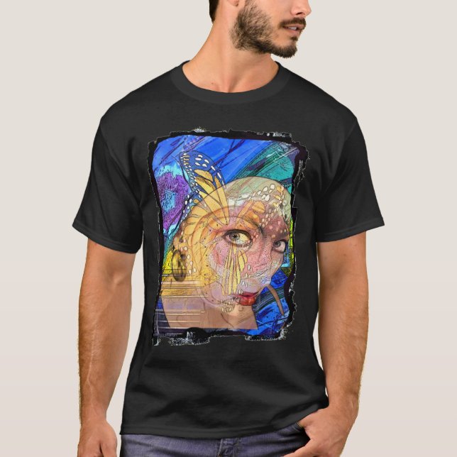 LADY BUTTERFLY  T-Shirt (Front)