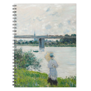 Lady by the River Impressionist Notebook