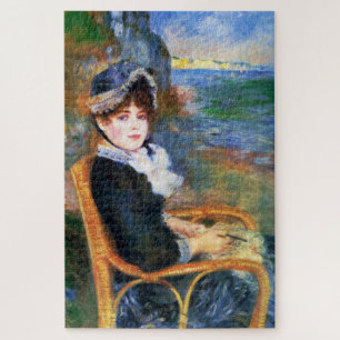 Lady by the Seashore (by Pierre-Auguste Renoir) Jigsaw Puzzle