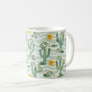 Lady cactus coffee mug