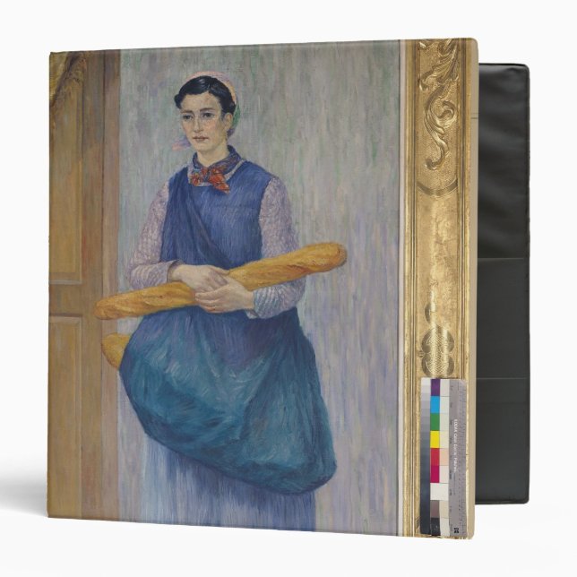 Lady Carrying Bread, 1889 Binder (Front/Inside)