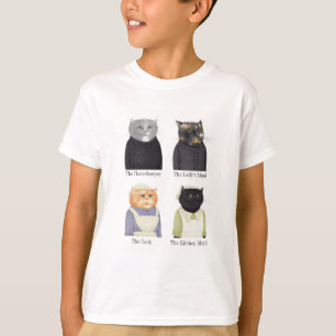 LADY CATS Boys' Basic T-Shirt