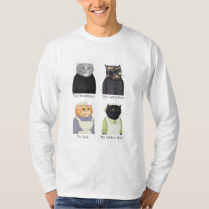LADY CATS Men's Basic Long Sleeve T-Shirt