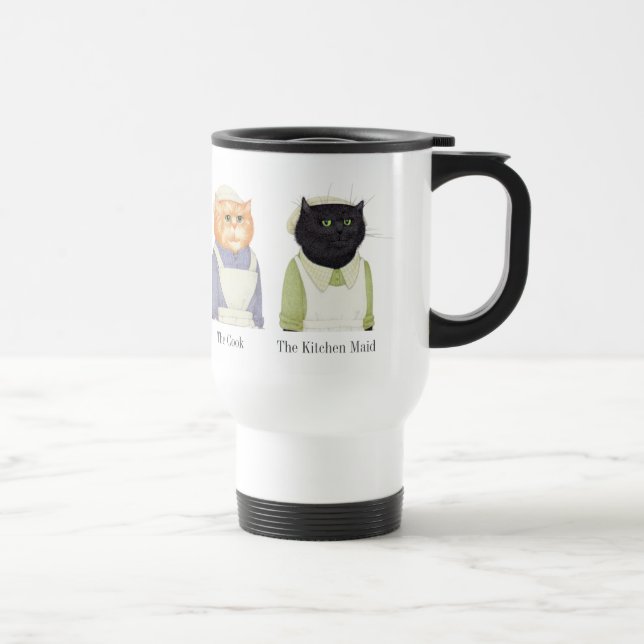 LADY CATS Travel Mug + Text (Right)