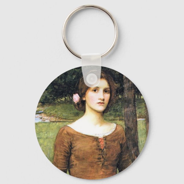 Lady Clare with a Fawn Keychain (Front)