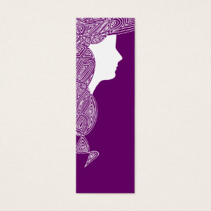 Lady - Custom Colour Mini Bookmarks