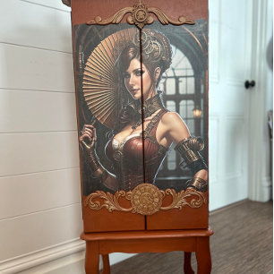 Lady Cyborg mechanics steampunk v2 Tissue Paper