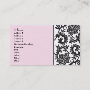 Lady Damask Business Card
