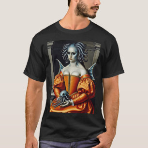 Lady deep one a Creepy Lovecraftian citizen of Inn T-Shirt