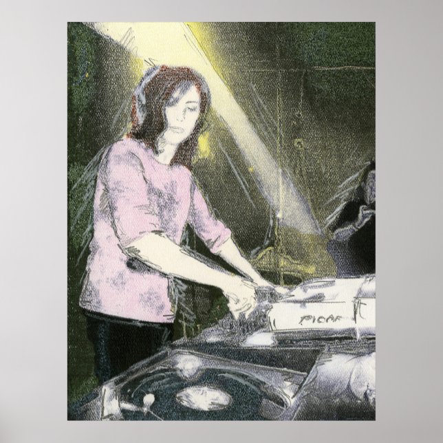 Lady DJ Poster (Front)