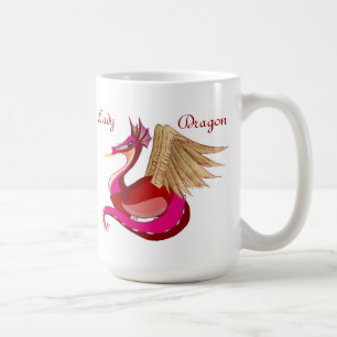Lady Dragon Design Coffee Mug