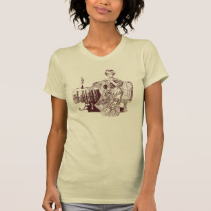 lady drinks tea T-Shirt