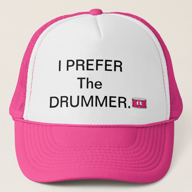 Lady DrumHead Prefer Trucker hat (Front)