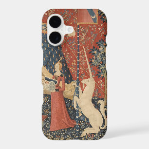Lady Et La Licorne Moyen Age Tapisserie Vintage