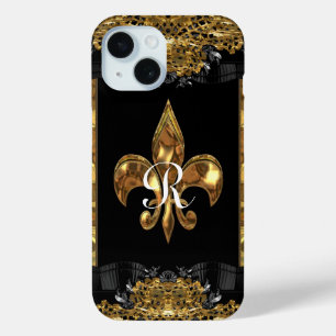 Lady Eve Fleur French Monogram    iPhone 15 Case