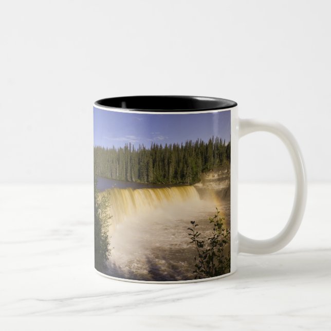 Lady Evelyn Falls Territorial Park, Northwest Two-Tone Coffee Mug (Right)