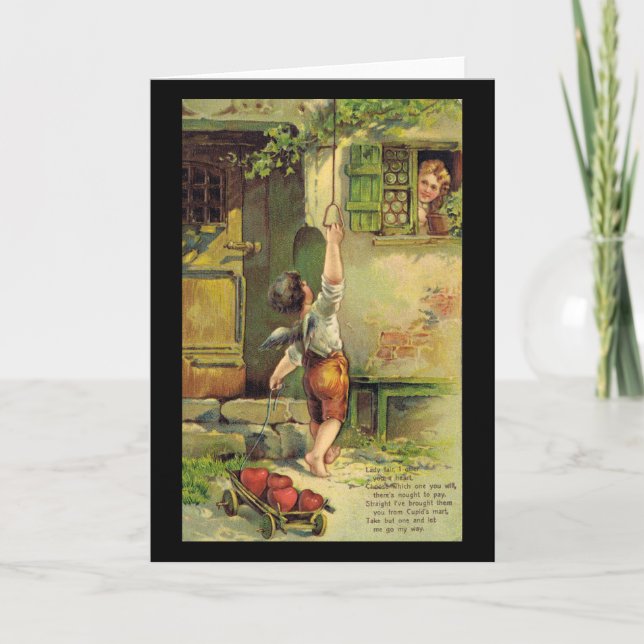 Lady Fair Valentine Holiday Card (Front)