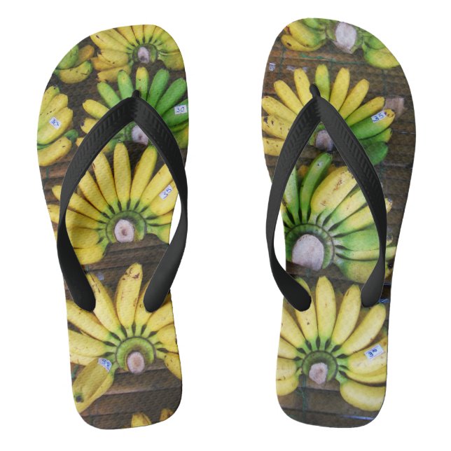 Lady Finger Bananas ~ Egg Banana (กล้วยไข่) Flip Flops (Footbed)