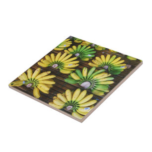 Lady Finger Bananas ~ Egg Banana (กล้วยไข่) Tile