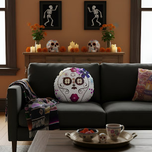 Lady Flor Round Pillow