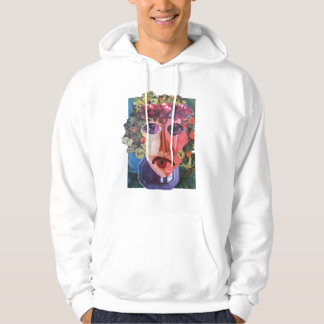 Lady Flower Power Helping Homeless People Hoodie