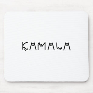 Lady For Kamala Harris 24 Kamala Cat Alphabet Lett Mouse Pad
