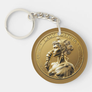 Lady Fortuna the Roman goddess Keychain
