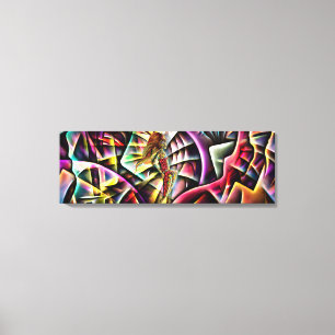 Lady Fractal the Abstract Princess of Fractal Land Canvas Print