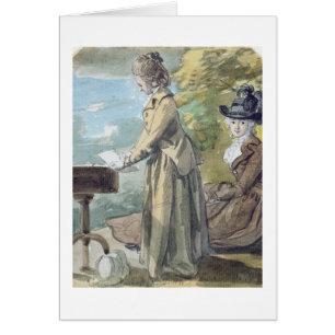 Lady Francis Scott and Lady Elliot, c.1770 (w/c ov